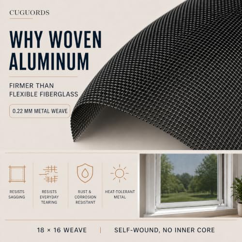 48In x 100Ft Aluminum Window Screen Mesh