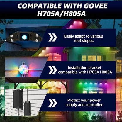3 in 1 Outdoor Light Mounting Clips Kit for Govee H705A