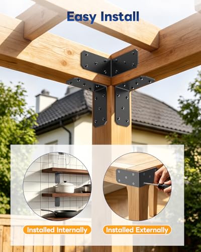 Heavy Duty L Bracket 5"x5"x2.5"