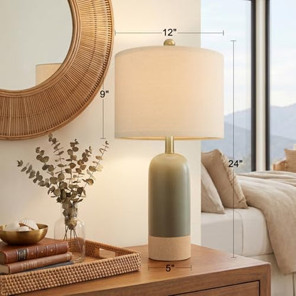 24'' Ceramic Table Lamps Set of 2
