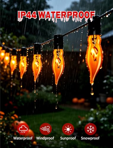 Halloween Flame String Lights Collection