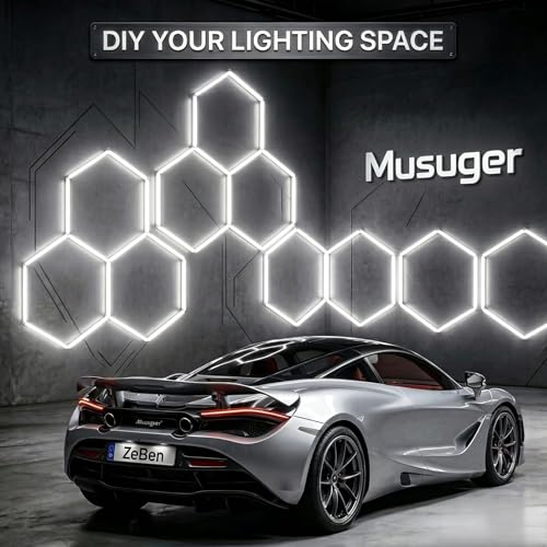Hexagon Garage Lights 240W 28800LM
