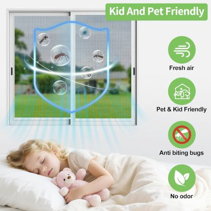 Pet Proof Window Screen Replacement Mesh (48"x50' / Pet Guard)