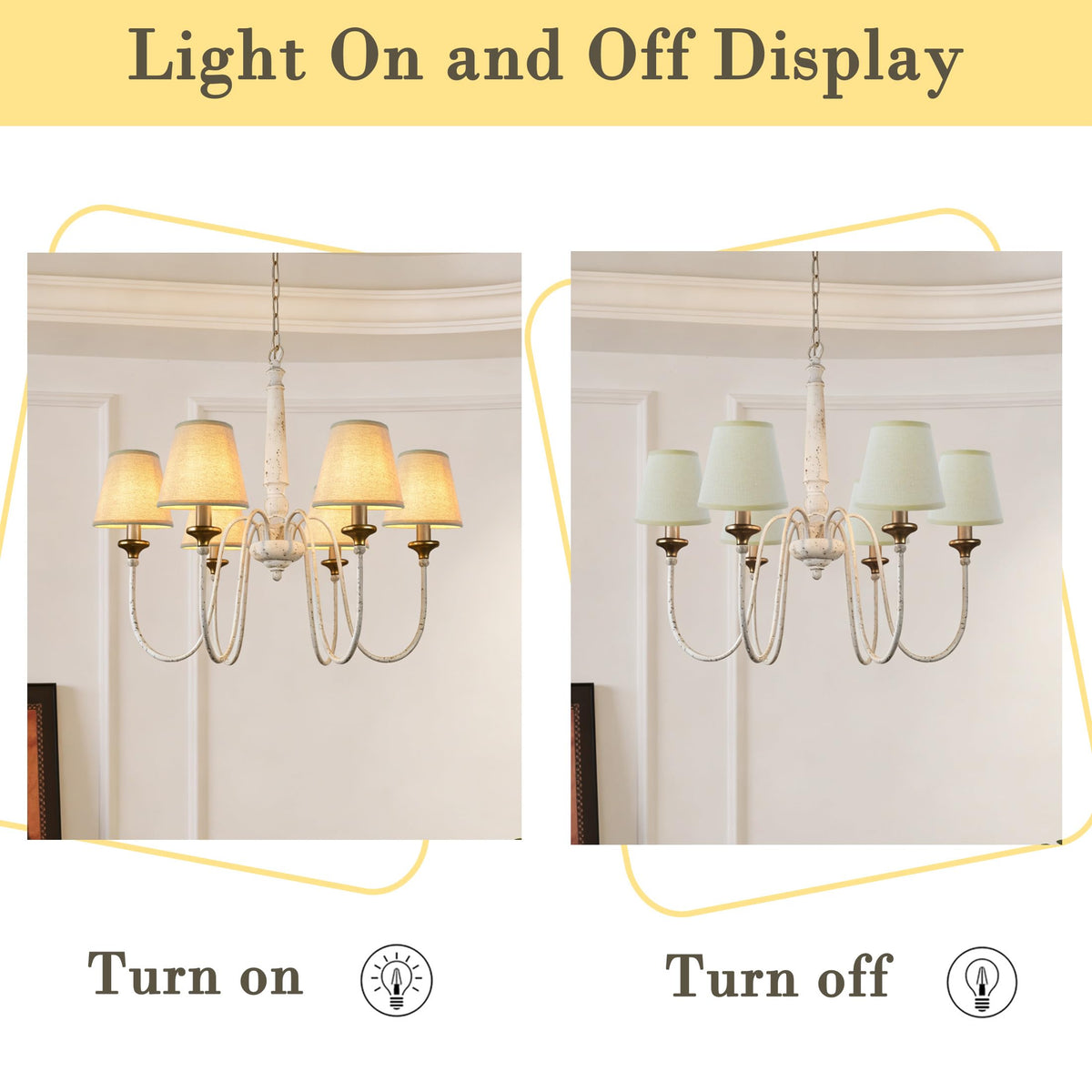 Mini Lamp Shade Chandelier Shades Set of 6 (color-51)
