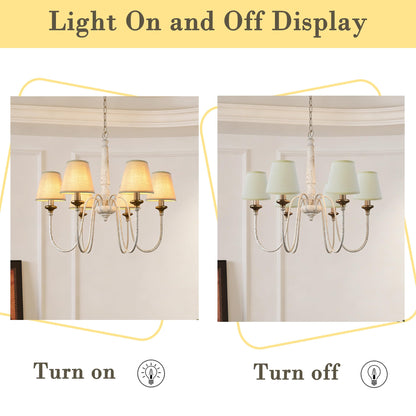 Mini Lamp Shade Chandelier Shades Set of 6 (color-51)