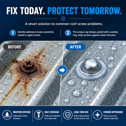 Metal Roof Screw Caps