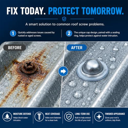 Metal Roof Screw Caps