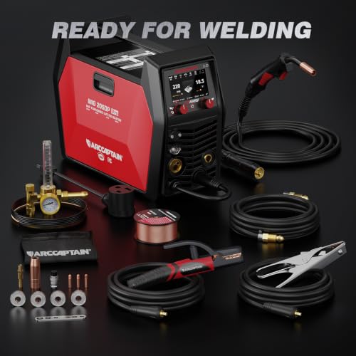 MIG205DP Pro Dual Pulse MIG Welder 205A 8