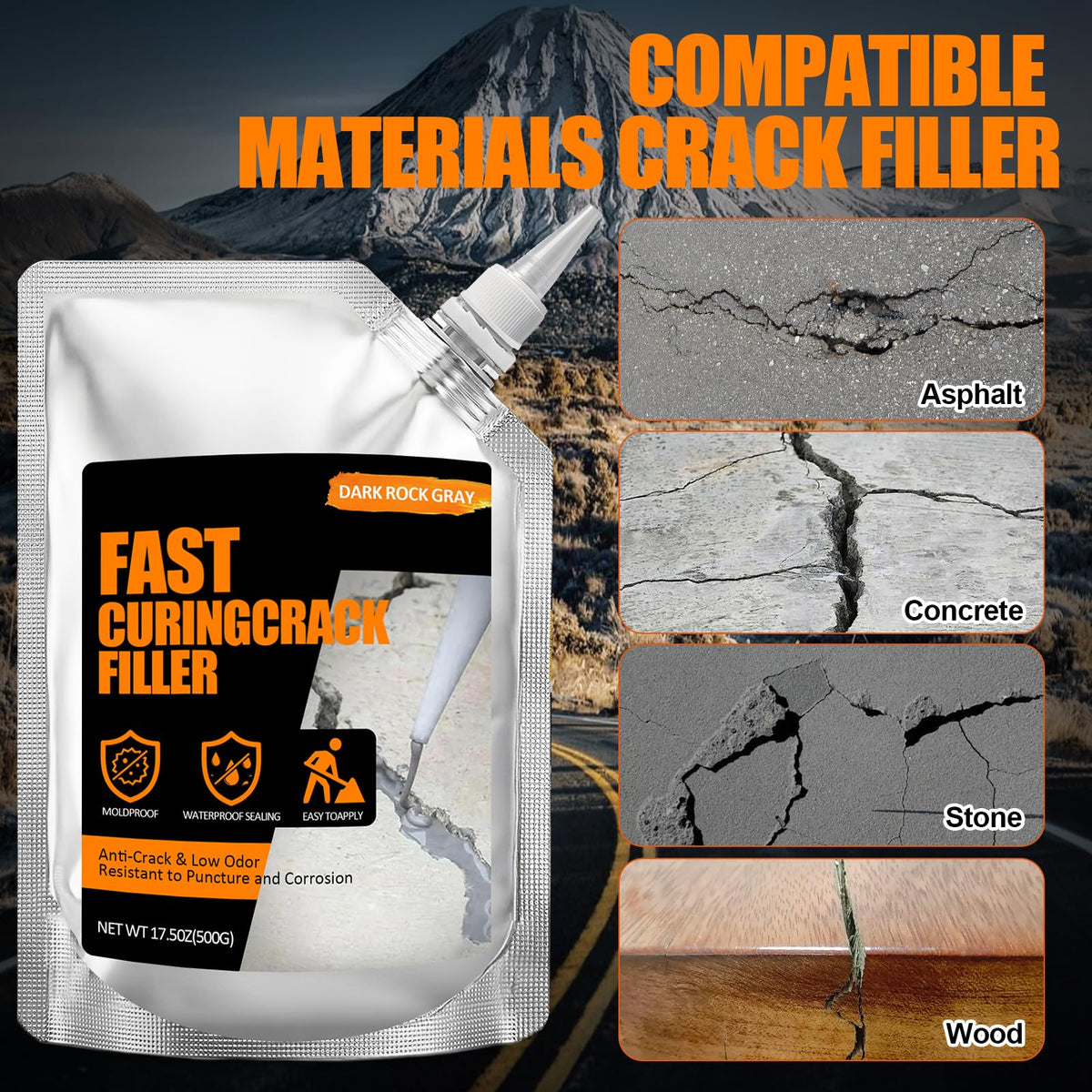 Concrete Crack Filler 1 Pack