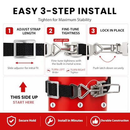 Heavy Duty Fire Extinguisher Mount Bracket for 2.5 & 5lb