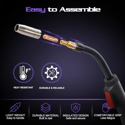 14.5FT 100 Amp MIG Welding Gun Torch (Black)