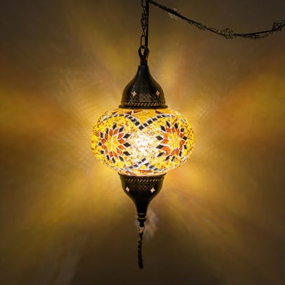 Turkish Moroccan Mosaic Pendant Light