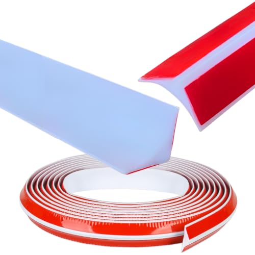 10ft Flexible Quarter Round Molding Peel and Stick Baseboard Trim