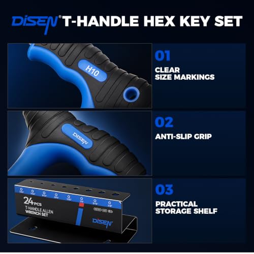 T handle Allen Wrench Set