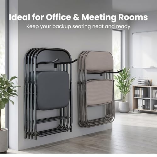 Wall Mount Folding Chair Storage Rack