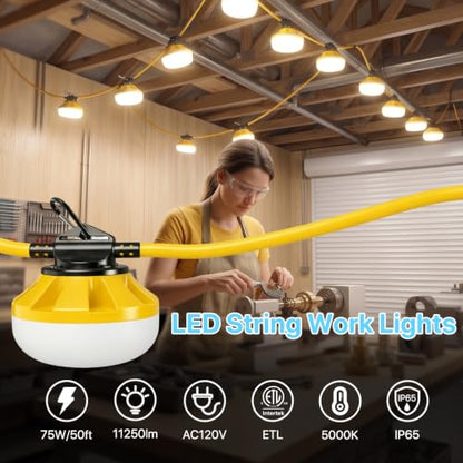 Construction String Lights 50ft & 100ft