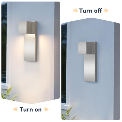 2 Pack Modern Outdoor LED Wall Light