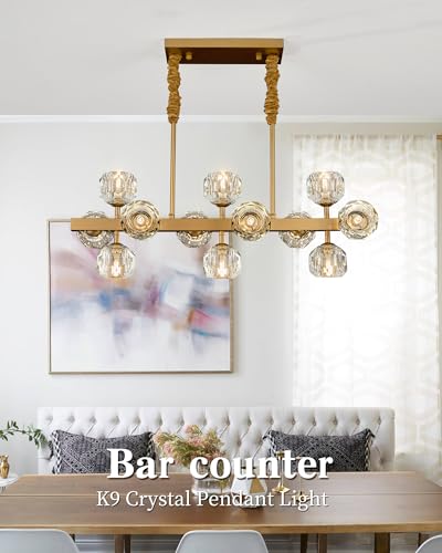 Glass Globe Sputnik Chandelier