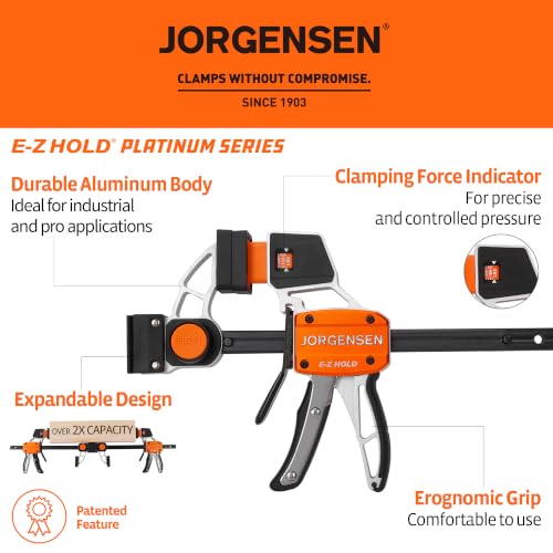 E Z Hold 400LBS Aluminum Load Indicator Bar Clamps