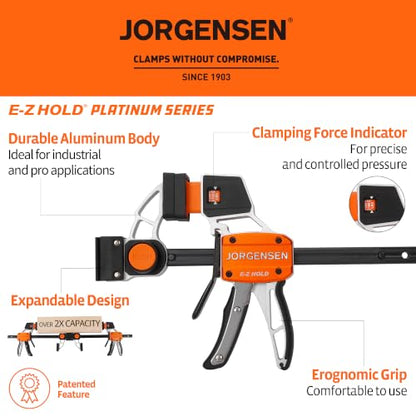 E Z Hold 400LBS Aluminum Load Indicator Bar Clamps