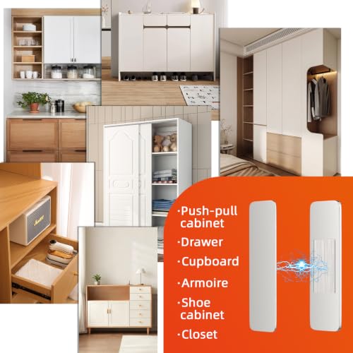 Narrow Cabinet Door Magnetic Latches for Door Closed