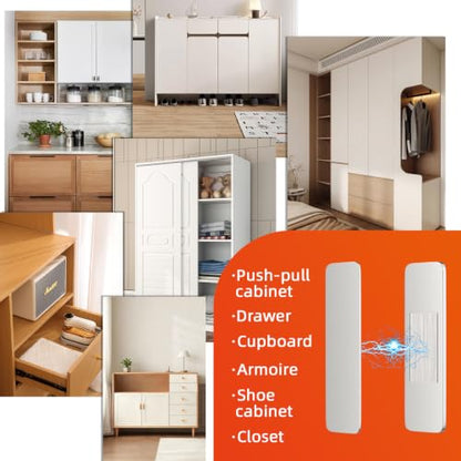Narrow Cabinet Door Magnetic Latches for Door Closed