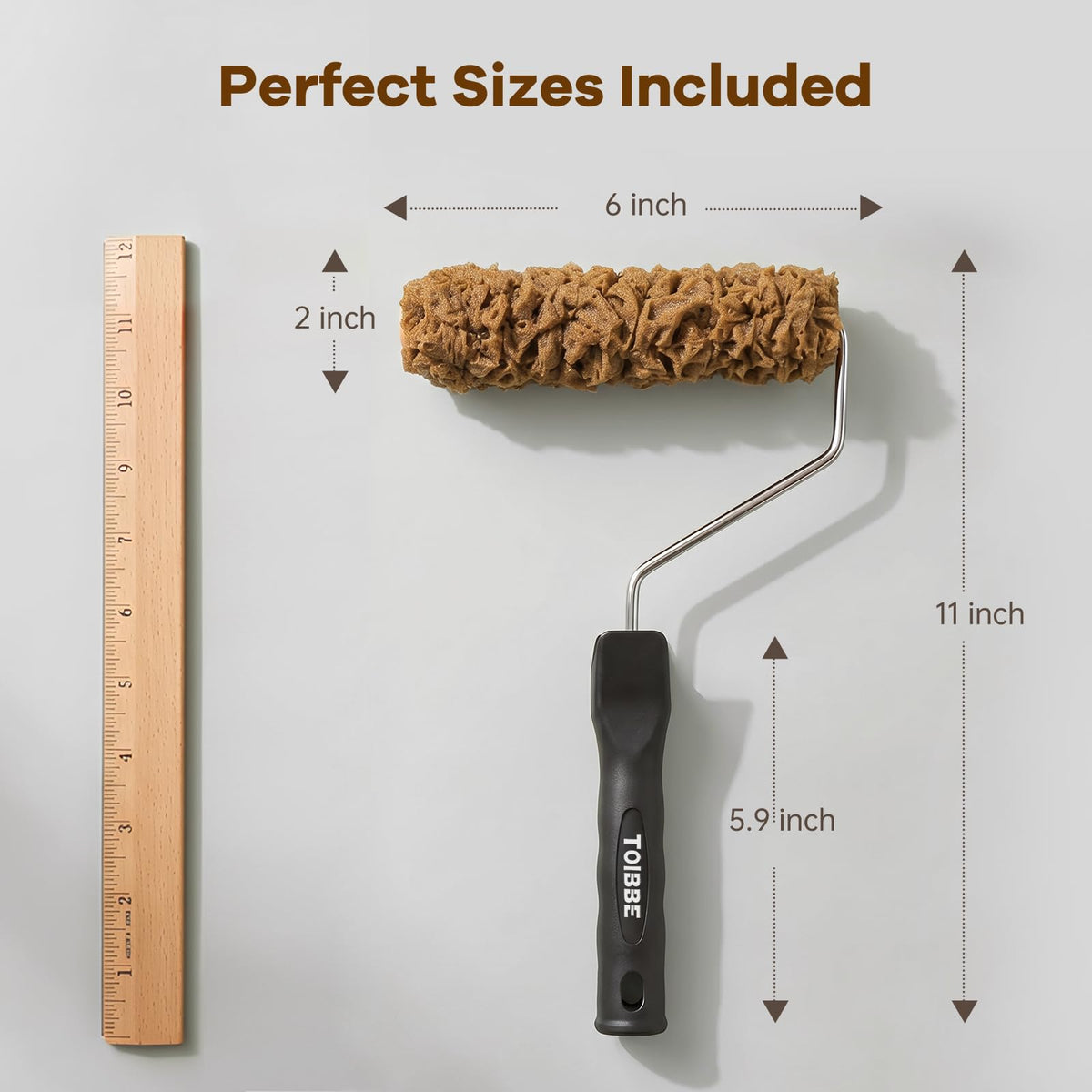 6'' Sea Sponge Roller for Painting (KJ-BR60001Y)