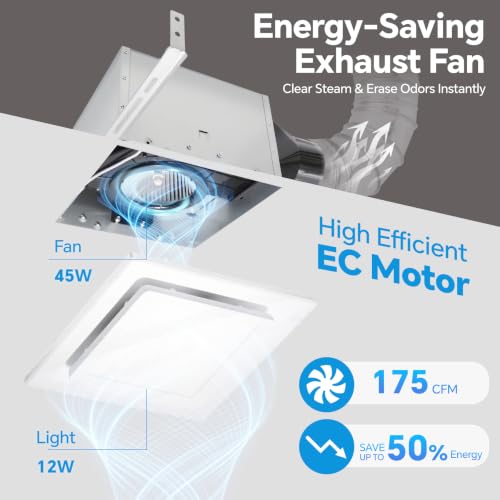 Bathroom Exhaust Fan with Light
