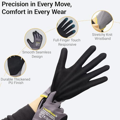 Work Gloves MicroFoam Nitrile Coated