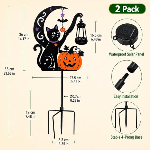 2 Pack Outdoor Yard Light Decorations