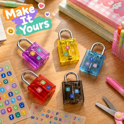Transparent Padlock 5 (Transparent Lock-Black)