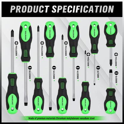 SWANLAKE 11PCS Screwdriver Set (11-Piece Screwdriver Set)