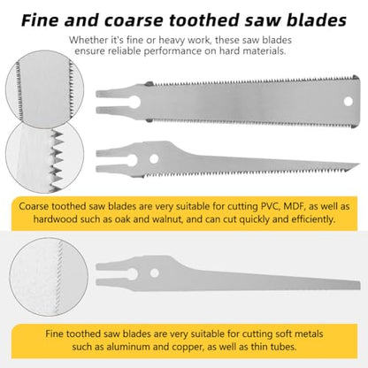 4-in-1 Miter Box and Saw Set, 12-Inch Mitre Box with 3 Interchangeable Blades,Japanese Pull Saw for Wood,Precise 45°/90°/135° Angle Cutting Tool