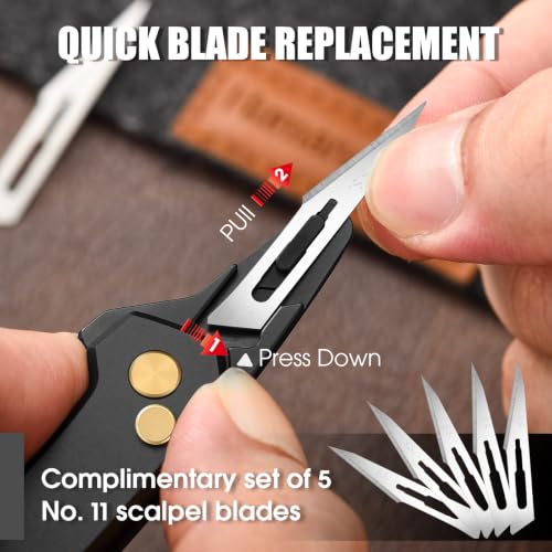 folding utility knife with blade storage