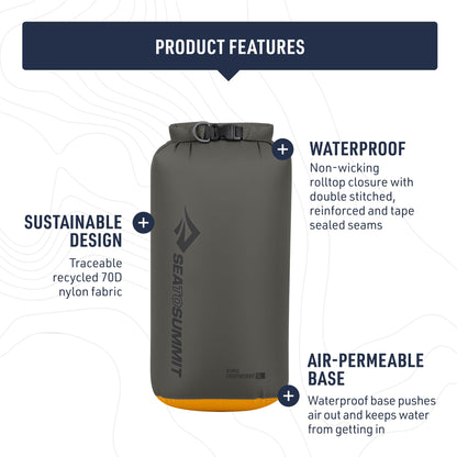 eVac Dry Bag Roll (Beluga Black / 5 Liter)