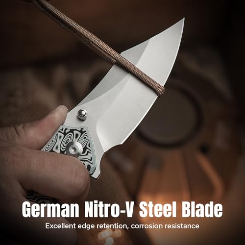 Pentad Pocket Knife (Black / White)