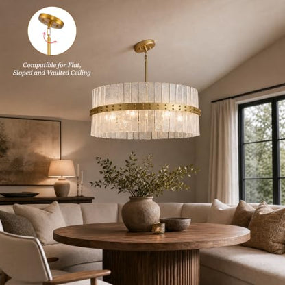 Handmade Bubble Glass Chandelier