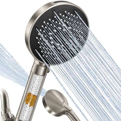 High Pressure Filtered Handheld Shower Head 9 Spray