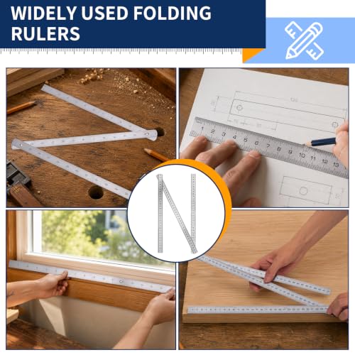 Folding Steel Ruler