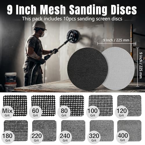 9 Inch Mesh Sanding Discs Silicon Carbide