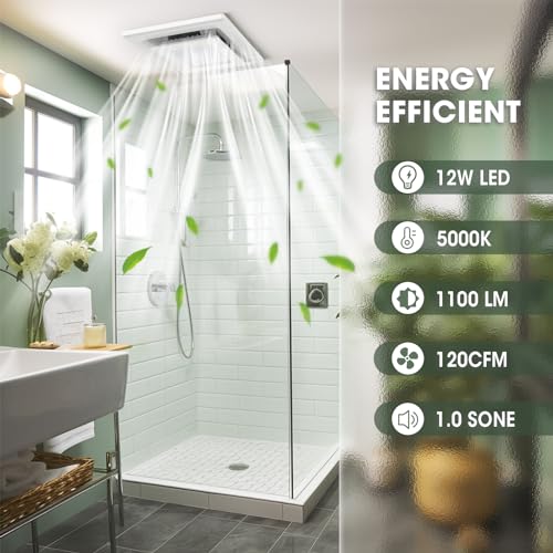 Bathroom Exhaust Fan with Light