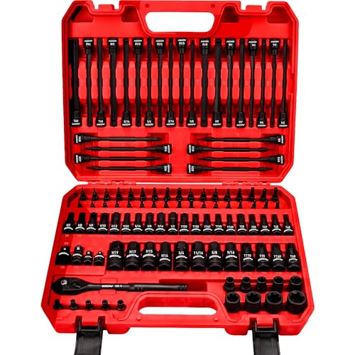 112 Piece Torx and Allen Bit Socket Set (112-Piece Ultimate Set)