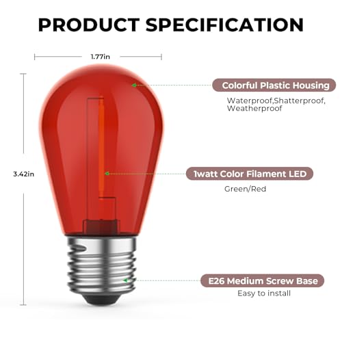 Outdoor String Light Bulbs