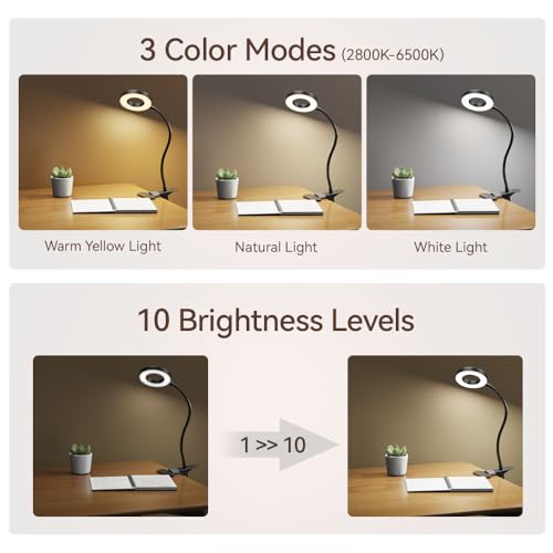 LED Desk Lamp Table Lamp with USB Charging Port