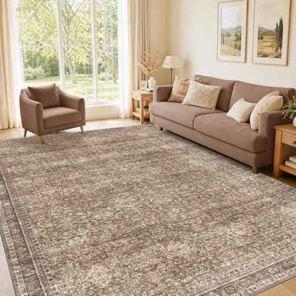 4x6 Area Rugs (Dark Brown / 4' x 6' (Rectangular))