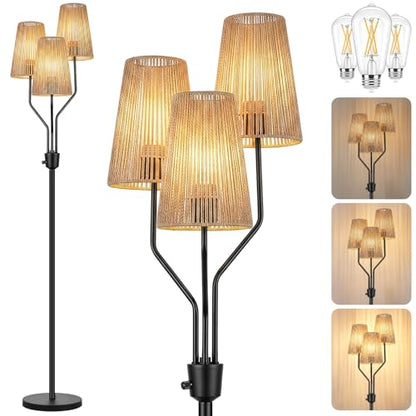 Boho 3 Light Dimmable Floor Lamp Series