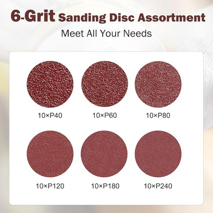 60 PCS 9 Inch Sanding Discs for Drywall Sander