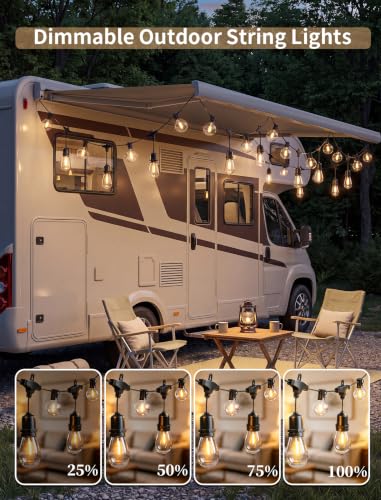 28Ft Outdoor String Lights