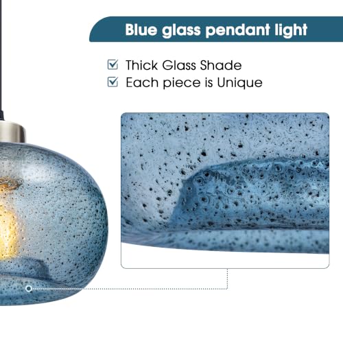 Glass Pendant Lights Kitchen Island Modern