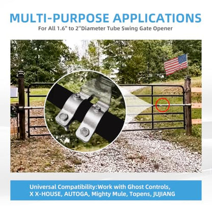 Universal Tube Gate Bracket Kit for Automatic Swing Gate Opener System